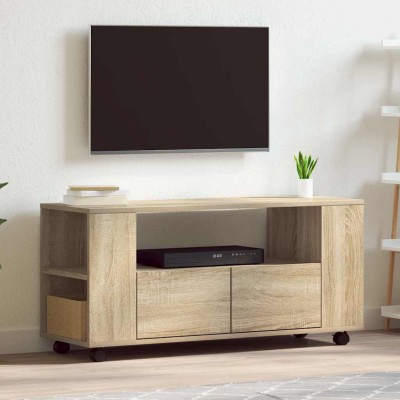 Mueble para TV madera de ingeniería roble Sonoma 102x34,5x43 cm