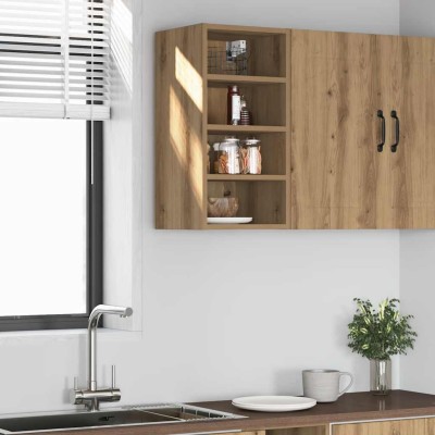 Armario colgante "Riga" roble artesanal 30x29,5x60 cm madera de ingeniería