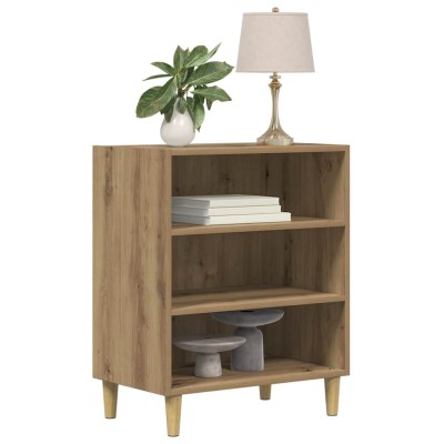 Aparador de madera de ingeniería roble artisan 57x35x75 cm