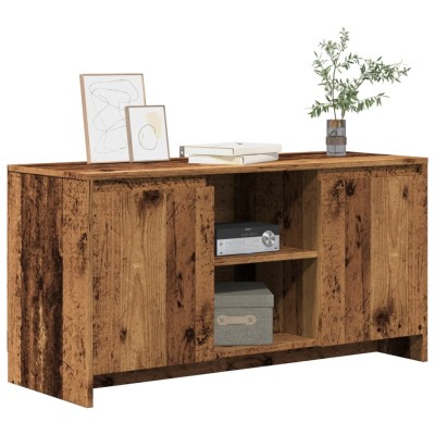 Mueble de TV madera de ingeniería envejecida 102x37,5x52,5 cm