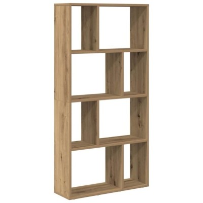 Estantería de madera de ingeniería roble artisian 60x20x120,5 cm