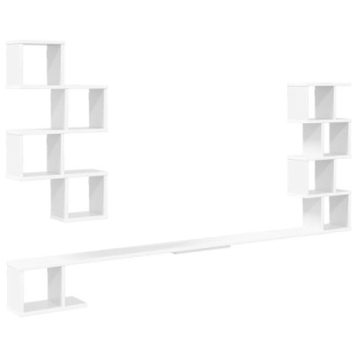 Estante de TV Montado en la Pared Blanco 180 x 15 x 94 cm