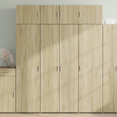 Armario de madera de ingeniería roble Sonoma 80x42,5x225 cm