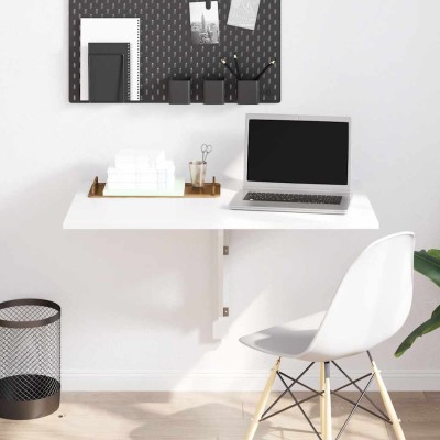 Mesa plegable de pared blanco 100x60 cm
