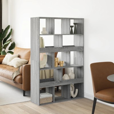 Separador de ambientes madera gris Sonoma 100x33x156,5 cm