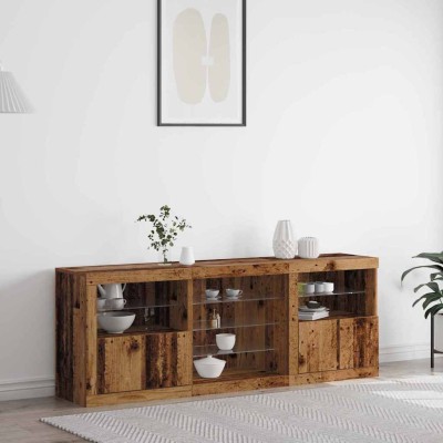 Vitrina Madera vieja 181.5 x 37 x 67 cm Madera contrachapada