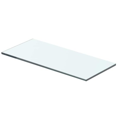 Panel de estante vidrio claro 40x12 cm