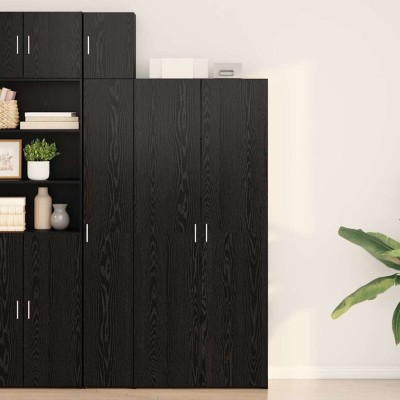 Alacena Roble negro 40 x 42.5 x 185 cm Madera contrachapada