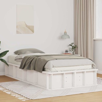 Estructura de cama Blanco 90 x 200 cm Madera compuesta