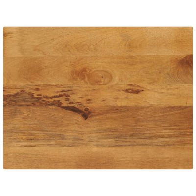 Tablero de mesa rectangular madera maciza mango 70x60x3,8 cm