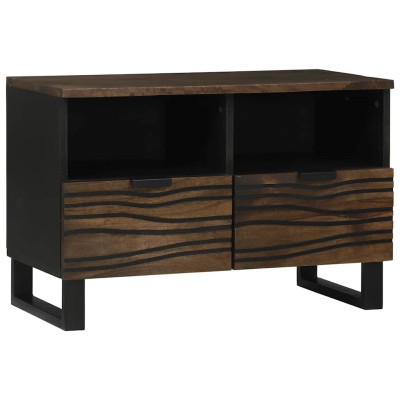 Armario de TV Marrón 70 x 33 x 46 cm madera maciza de mango