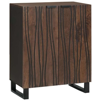 Vitrina Marrón 60 x 33.5 x 75 cm Madera maciza de Mango