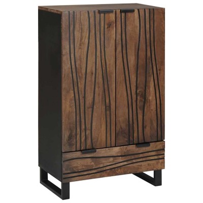 Highboard Marrón 60 x 33 x 100 cm madera maciza de mango