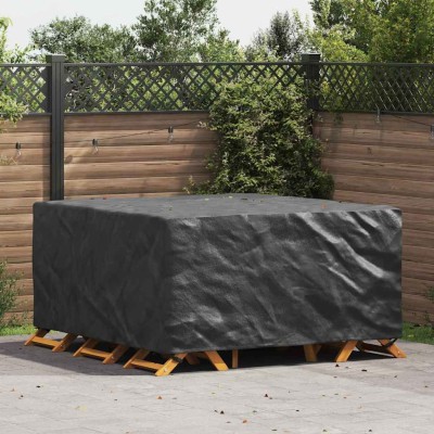 Funda para muebles de exterior Negro 180 x 190 x 85 cm 210D