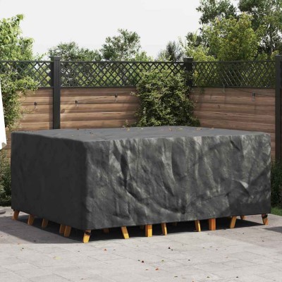 Funda para muebles de exterior Negro 220 x 190 x 85 cm 600D