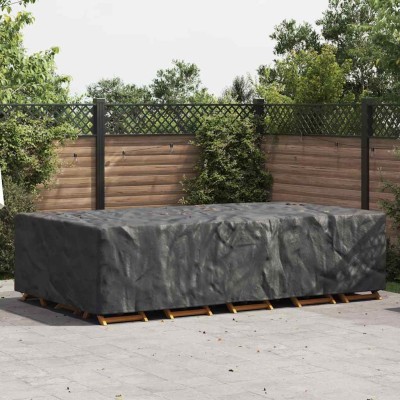 Funda para muebles de exterior Negro 315 x 180 x 74 cm 420D