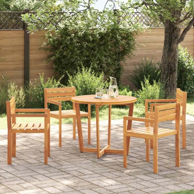 Sillas de jardín 4 unidades 50x53x80 cm Madera maciza Acacia