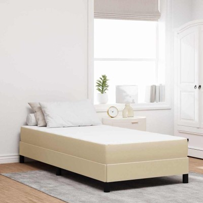 Colchón de Cama con colchón Verde 90 x 200 cm tela