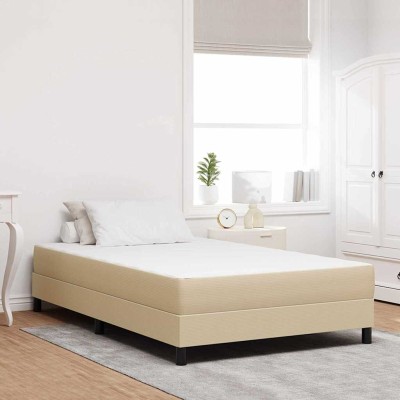 Colchón de Cama con colchón Verde 120 x 200 cm tela