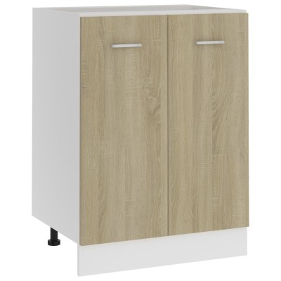 Armario bajo "Lyon" Roble Sonoma 60x46x81,5 cm Madera de ingeniería